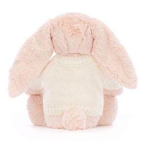 Blossom Blush Bunny with Personalised Cream Jumper