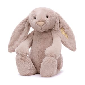 Personalised Bashful Luxe Bunny Rosa Huge