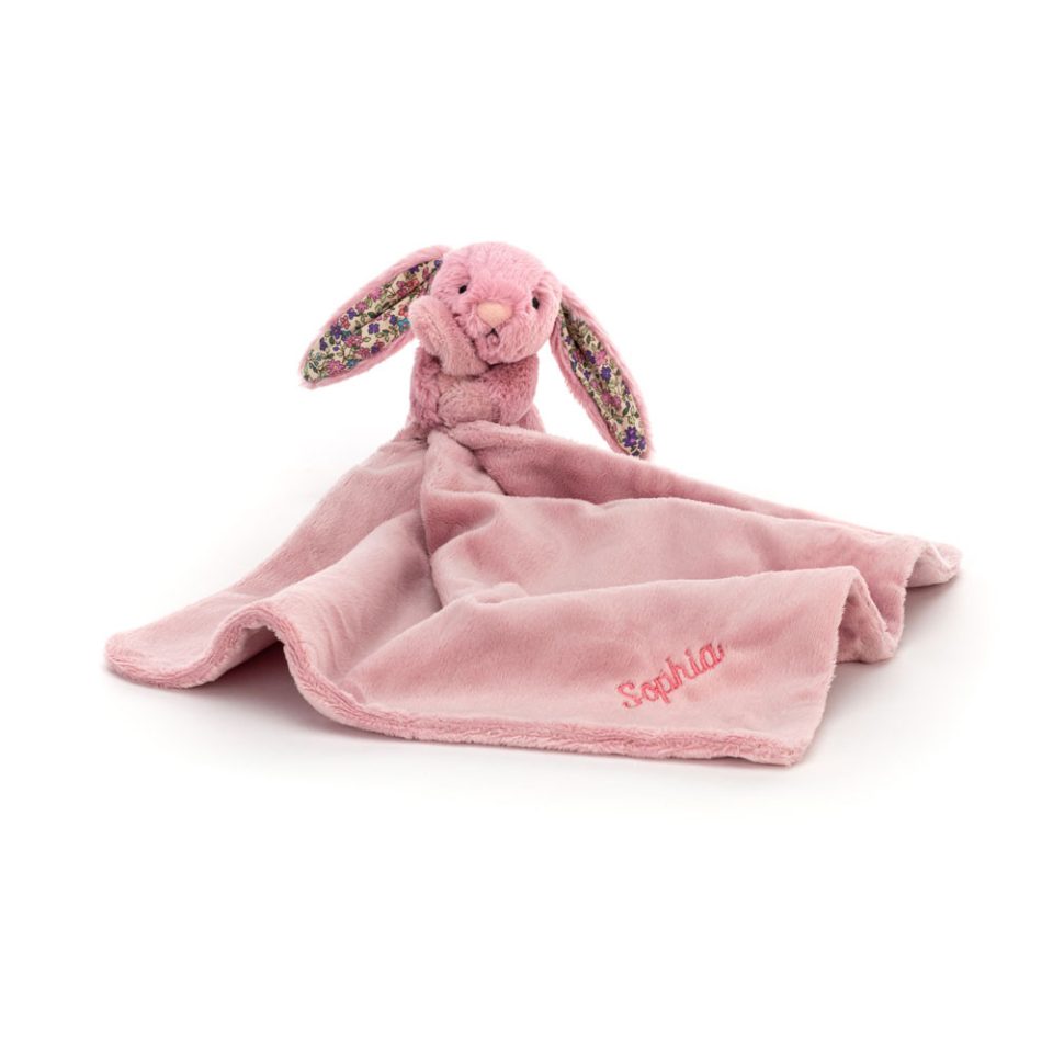 Personalised Blossom Tulip Bunny Soother