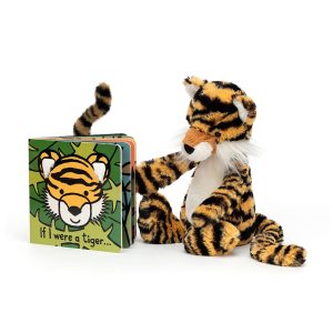 If I Were A Tiger Book and Bashful Tiger Medium