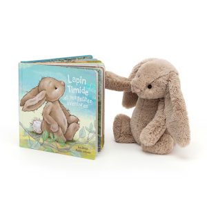 Lapin Timide Et Ses Petites Aventures and Bashful Beige Bunny Medium